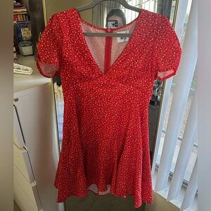 Princess Polly Red Floral Dress